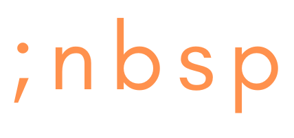 ;nbsp html